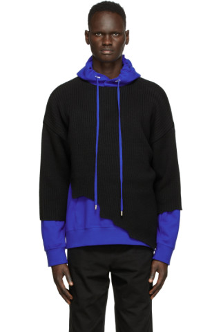 Black Warning Sweater by ADER error on Sale