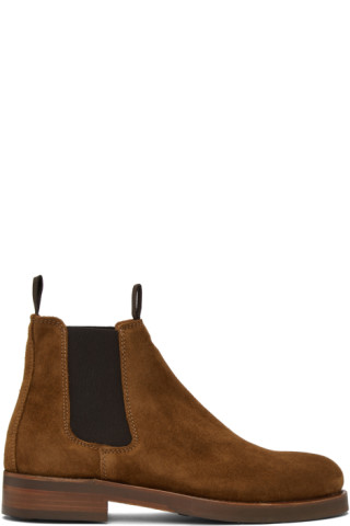 long tan suede boots
