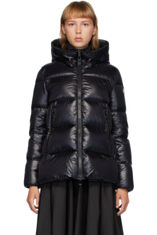 Moncler: Black Down Serrite Jacket | SSENSE