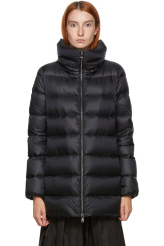 Moncler black down anges coat clearance