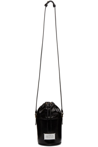 Maison Margiela: Black Micro 5AC Bucket Bag | SSENSE