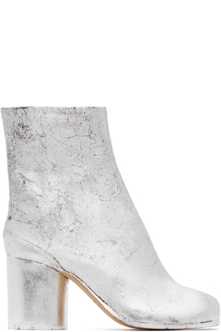 maison margiela tabi boots price silver