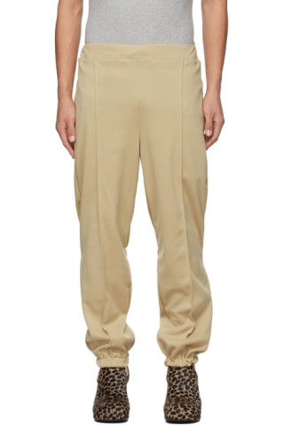 Random Identities: Beige Elastic Lounge Pants | SSENSE