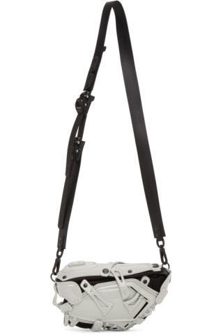 Innerraum: Grey Panelled Light Crossbody Bag | SSENSE