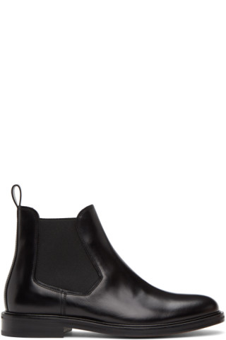 A.P.C.: Black Johanne Boots | SSENSE