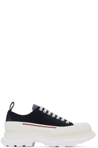 alexander mcqueen trainers navy