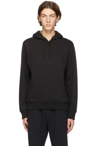 Ferragamo: Black Cotton Hoodie | SSENSE