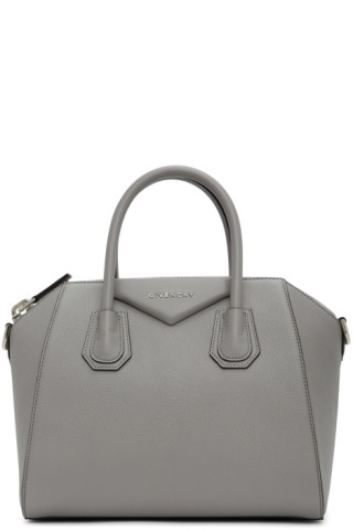 givenchy antigona small pearl grey