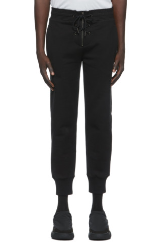 Givenchy: Black Front Lace Lounge Pants | SSENSE