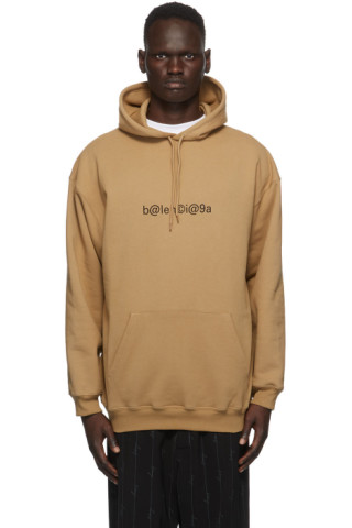 balenciaga tan hoodie