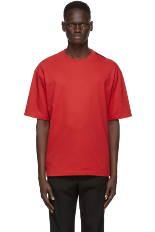 red balenciaga t shirt