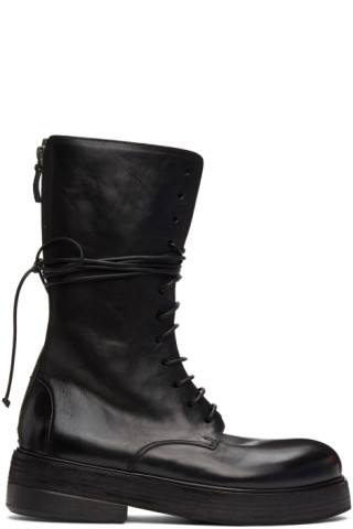 Marsèll: Black Zuccolona High Boots | SSENSE