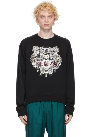 kenzo sweatshirt black tiger