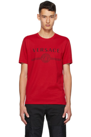 versace t shirt red