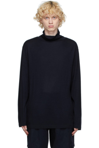 Navy Wool Turtleneck by ts(s) on Sale