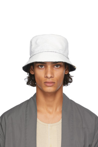 visvim: White Dome Flap Hat | SSENSE