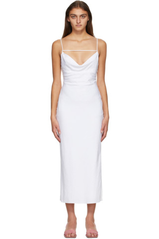 Jacquemus: White 'La Robe Adour' Dress | SSENSE