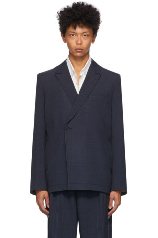 Jacquemus: Navy 'La Veste Moulin' Blazer | SSENSE