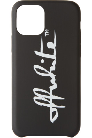 Black Logo iPhone 11 Pro Case by Off-White on Sale