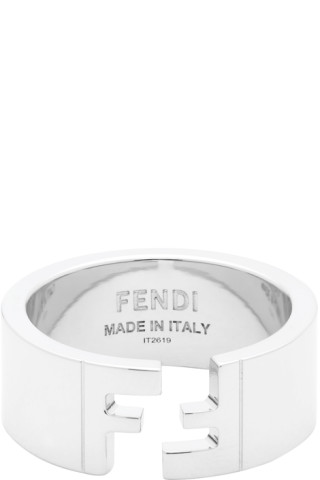 fendi silver forever ring