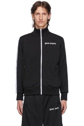 Palm Angels: Black Classic Track Jacket | SSENSE