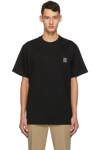 Wooyoungmi: Black Logo T-Shirt | SSENSE