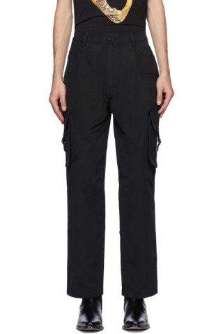 Moschino: Pantalon cargo noir Plain 