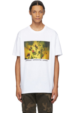 Vans: White Julian Klincewicz Edition 'Compassion' T-Shirt | SSENSE Canada