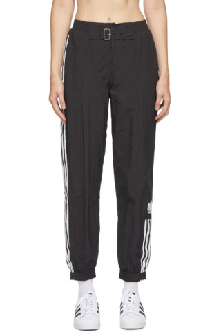 adidas Originals: Black Paolina Russo Edition Striped Track Pants | SSENSE