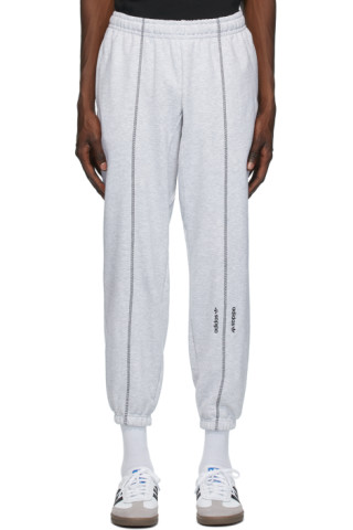 adidas Originals: Grey Crew Lounge Pants | SSENSE