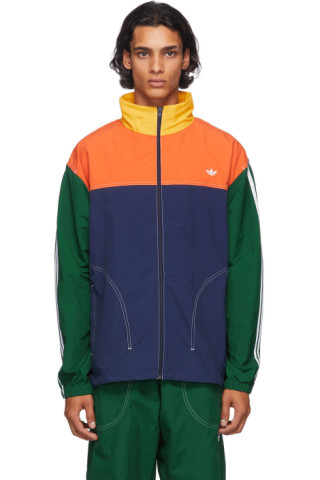 adidas Originals: Multicolor Summer B-Ball Windbreaker Jacket | SSENSE