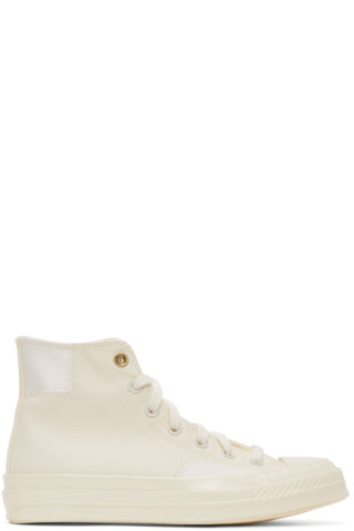Converse: Off-White Clean 'N Preme Chuck 70 High Sneakers | SSENSE