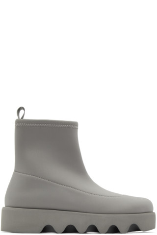 issey miyake blue boots