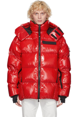 Moncler Grenoble: Red Down Verrand Puffer Jacket | SSENSE