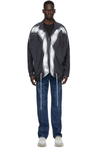 Popup Jacket Y/Project: Grey Pop Up Jacket | SSENSE