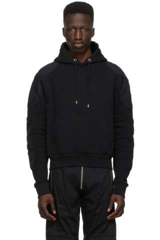 GmbH: Black Patches Whar Hoodie | SSENSE