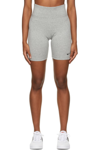 grey nike biker shorts