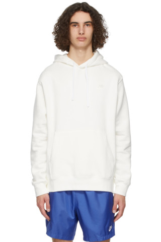 Nike: Off-White Sportswear Club Hoodie | SSENSE