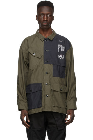 Neighborhood: Khaki Combat C Jacket | SSENSE