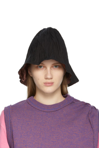 Reversible Black Pli Hat by ADER error on Sale