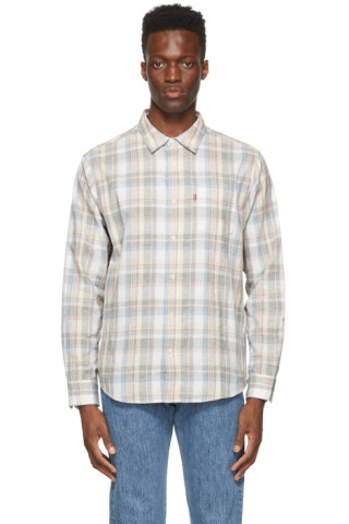 Levi's: Multicolor Plaid Sunset One Pocket Shirt | SSENSE