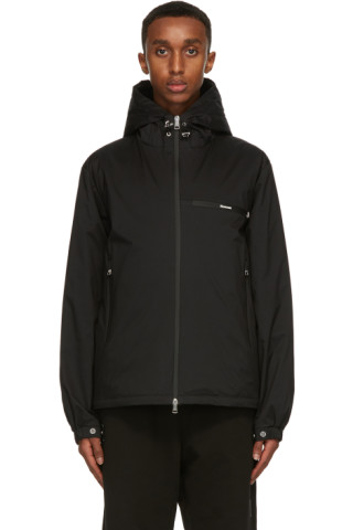 Moncler: Black Down Loupiac Jacket | SSENSE