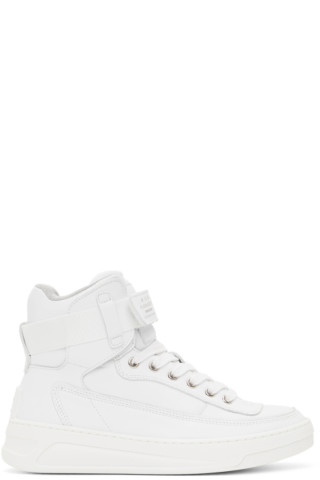 Acne Studios: White High-Top Sneakers | SSENSE