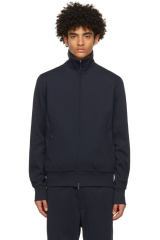 Y-3: Navy Classic Logo Jacket | SSENSE