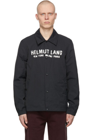 Helmut Lang: Black Stadium Jacket | SSENSE