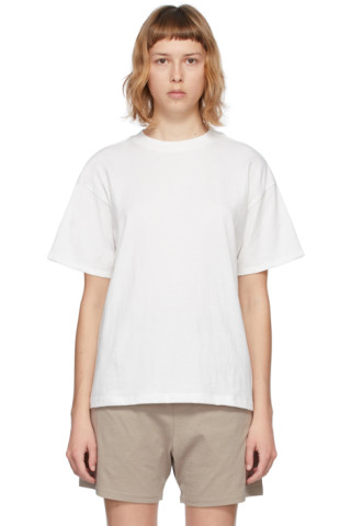 Essentials: Three-Pack White Jersey T-Shirts | SSENSE Canada