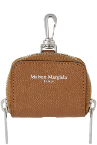 Maison Margiela タン レザー ロゴ AirPods Pro ケース | SSENSE 日本