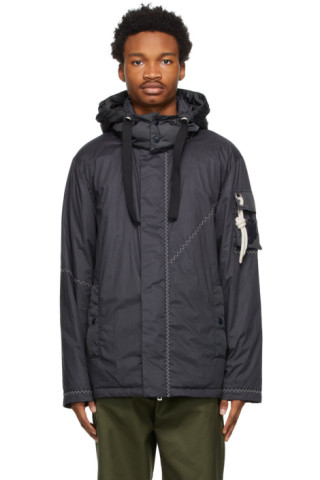 Moncler Genius: 1 Moncler JW Anderson Navy Down Albatross Jacket | SSENSE