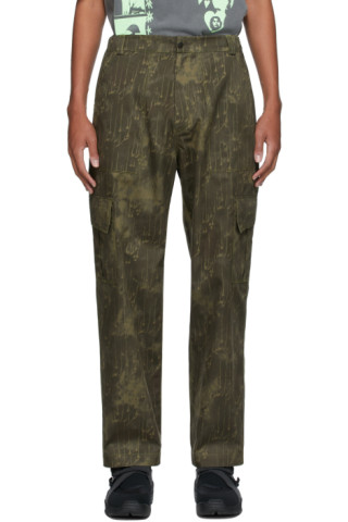 paria /FARZANEH: Khaki Print Army Cargo Pants | SSENSE