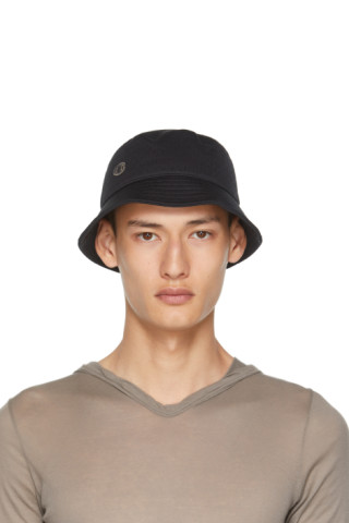 Black Champion Edition Mesh Gilligan Hat by Rick Owens on Sale